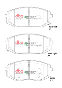 Brake Pads Street Performance | Front Axle - DB15185SP