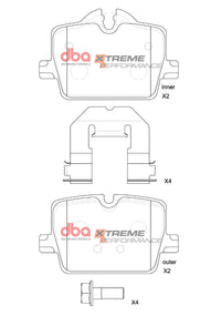 Brake Pads Xtreme Performance | Rear Axle - DB15190XP