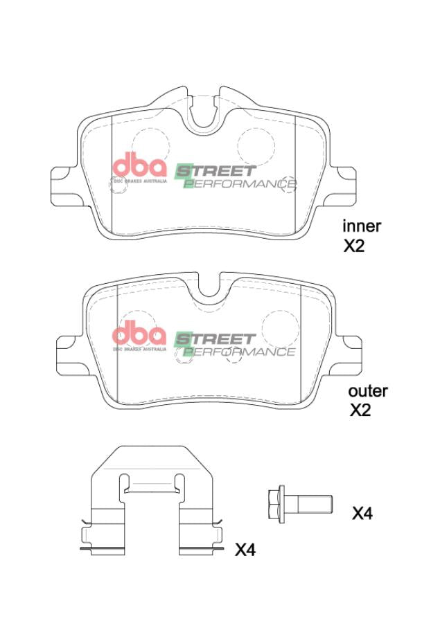 Brake Pads Street Performance | Rear Axle - DB15191SP