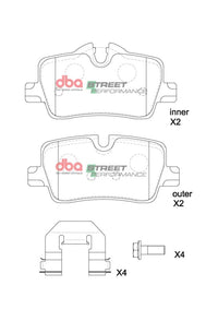 Brake Pads Street Performance | Rear Axle - DB15191SP