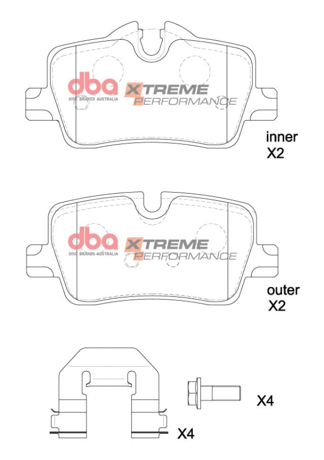 Brake Pads Xtreme Performance | Rear Axle - DB15191XP
