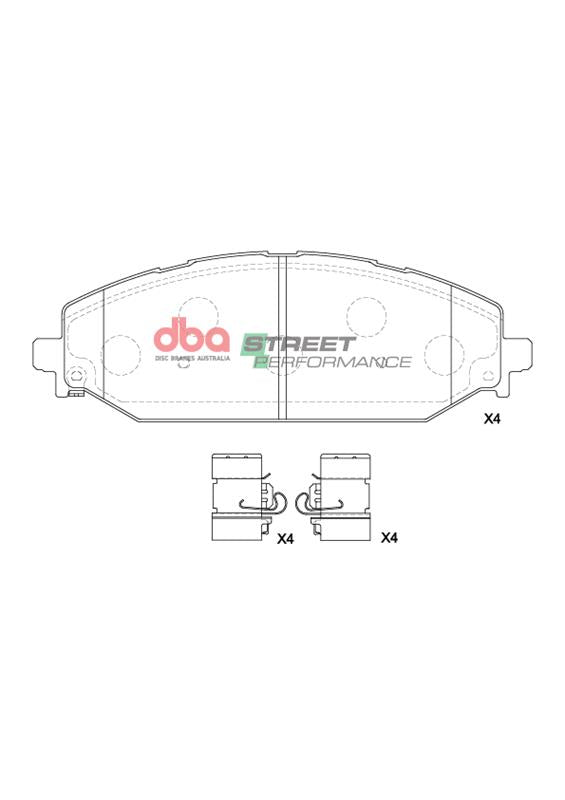 Brake Pads Street Performance | Front Axle - DB15195SP