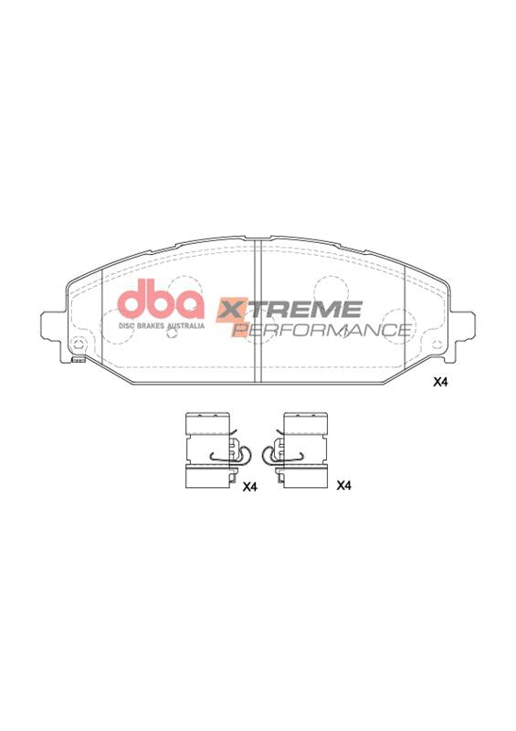 Brake Pads Xtreme Performance | Front Axle - DB15195XP