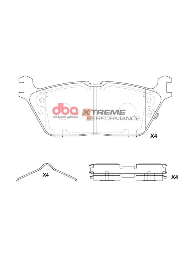 Brake Pads Xtreme Performance | Rear Axle - DB15196XP