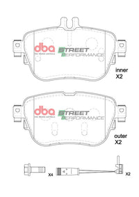Brake Pads Street Performance | Rear Axle - DB15197SP