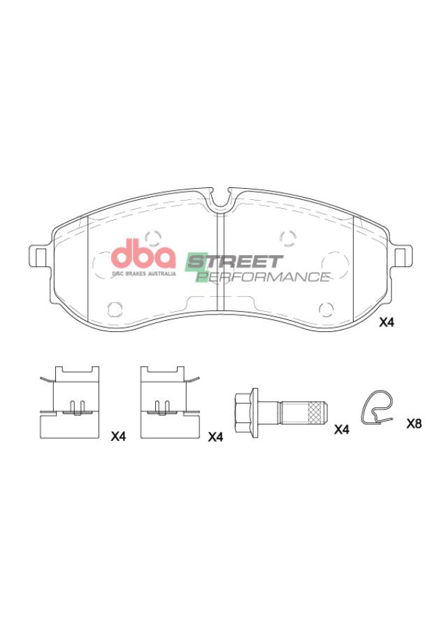 Brake Pads Street Performance | Rear Axle - DB15200SP