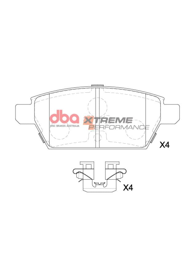 Brake Pads Xtreme Performance | Rear Axle - DB15203XP