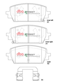Brake Pads Street Performance | Front Axle - DB15205SP