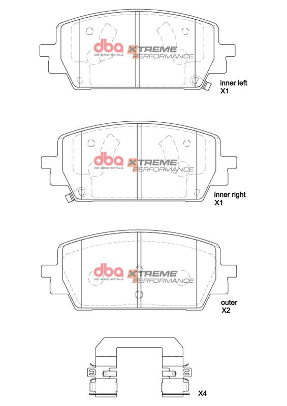 Brake Pads Xtreme Performance | Front Axle - DB15205XP