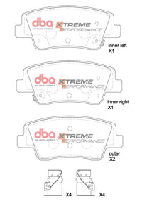 Brake Pads Xtreme Performance | Rear Axle - DB15206XP