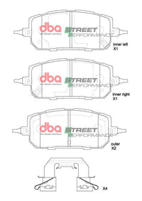 Brake Pads Street Performance | Front Axle - DB15207SP