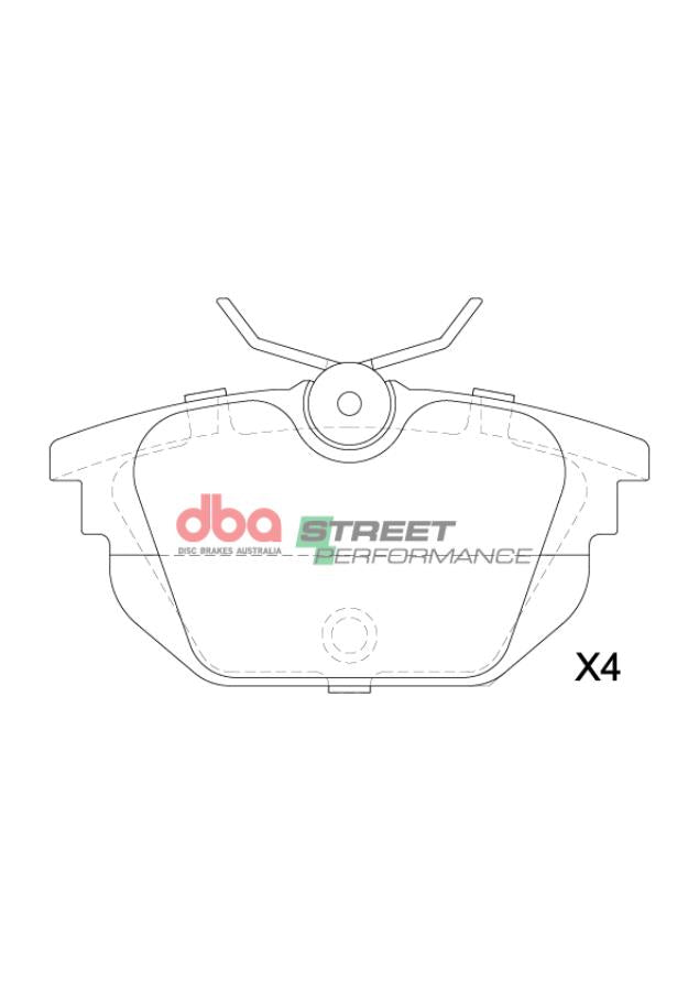 Brake Pads Street Performance | Rear Axle - DB15208SP