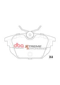 Brake Pads Xtreme Performance | Rear Axle - DB15208XP