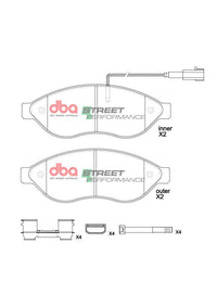 Brake Pads Street Performance | Front Axle - DB15212SP