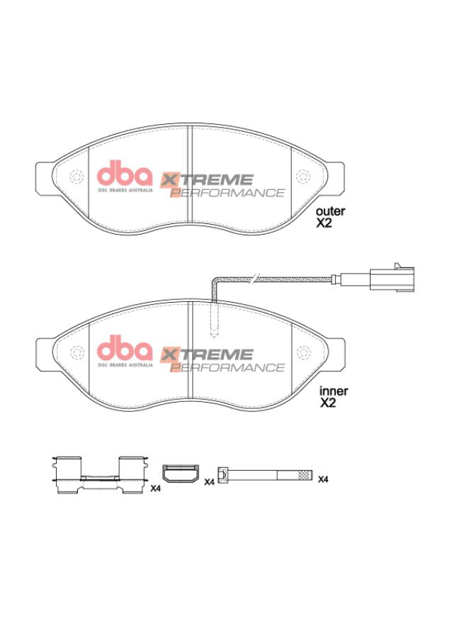 Brake Pads Xtreme Performance | Front Axle - DB15212XP