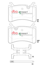Brake Pads Street Performance | Rear Axle - DB15215SP