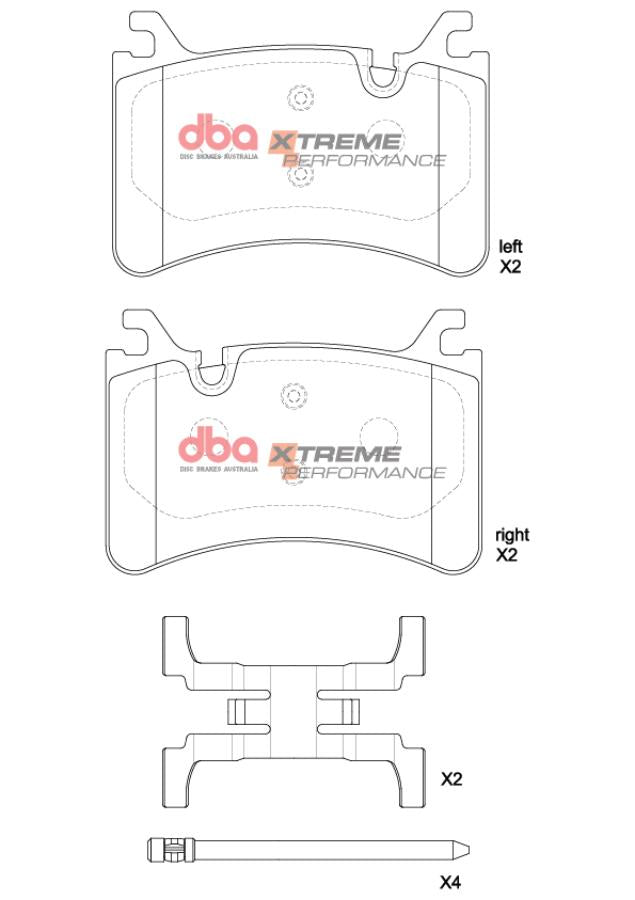 Brake Pads Xtreme Performance | Rear Axle - DB15215XP