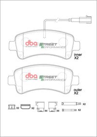 Brake Pads Street Performance | Rear Axle - DB15221SP