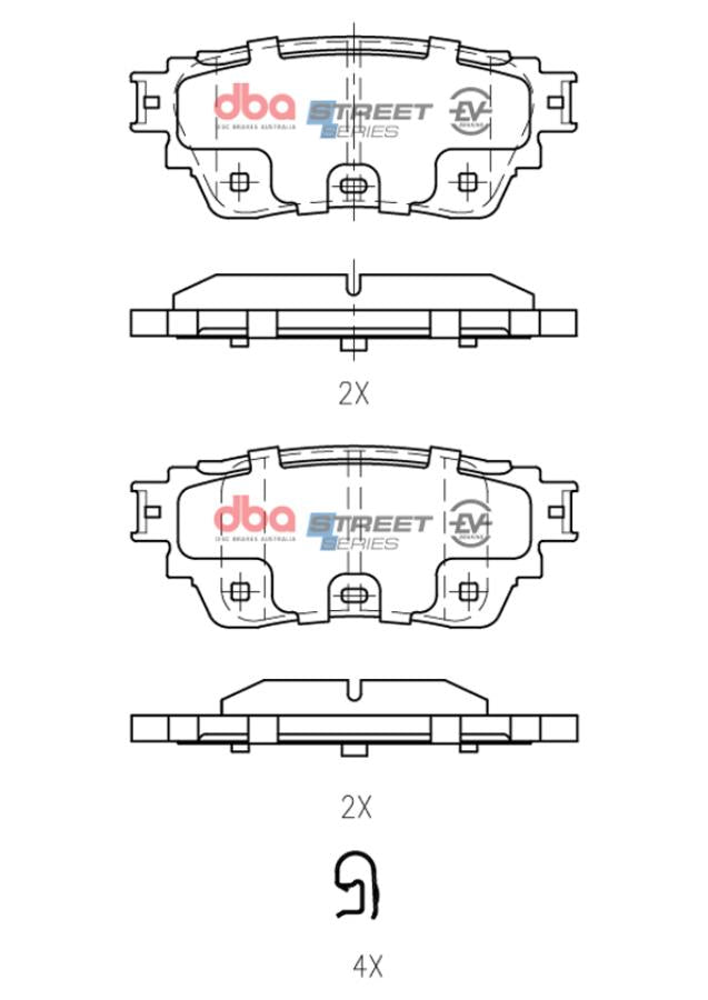 Brake Pads Street Series - DB15223SSEV