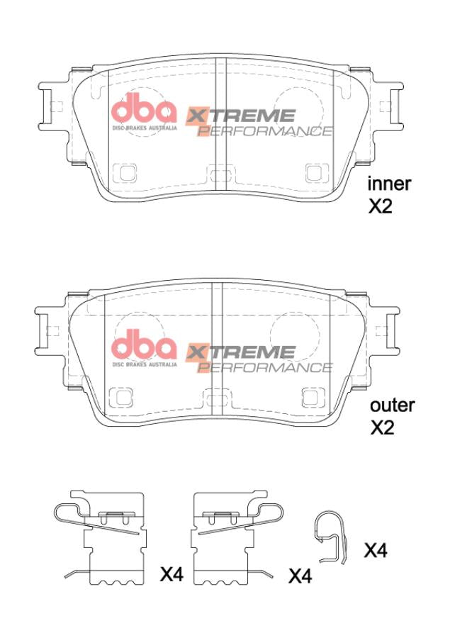 Brake Pads Xtreme Performance | Rear Axle - DB15223XP