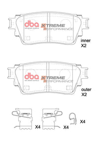 Brake Pads Xtreme Performance | Rear Axle - DB15223XP