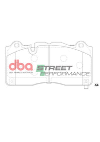 Brake Pads Street Performance | Front Axle - DB15224SP
