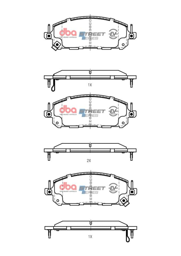Brake Pads Street Series - DB15226SSEV