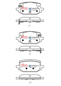 Brake Pads Street Performance | Rear Axle - DB15228SS