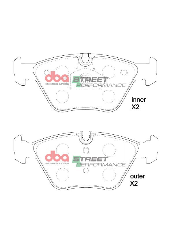 Brake Pads Street Performance | Front Axle - DB1522SP