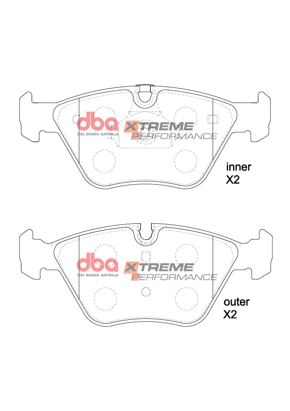 Brake Pads Xtreme Performance | Front Axle - DB1522XP