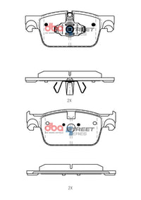 Brake Pads Street Series | Front Axle - DB15250SS