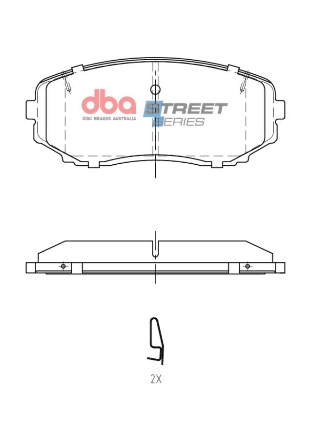Brake Pads Street Series | Front Axle - DB15252SS