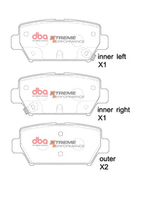 Brake Pads Xtreme Performance | Rear Axle - DB15254XP