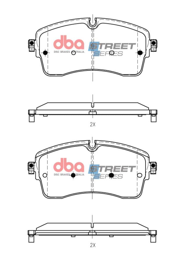 Brake Pads Street Series | Front Axle - DB15257SS