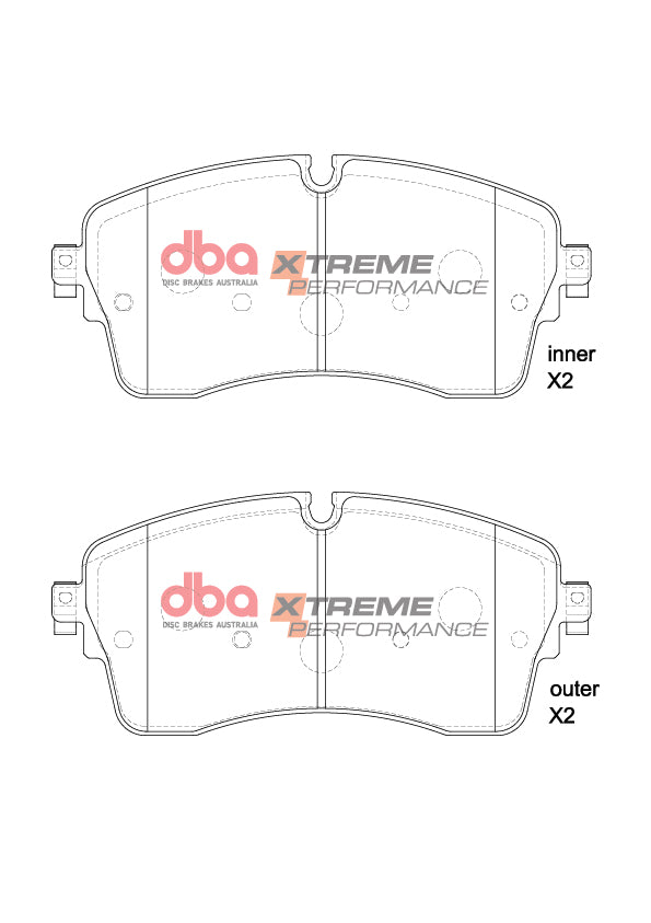 Brake Pads Xtreme Performance | Front Axle - DB15257XP