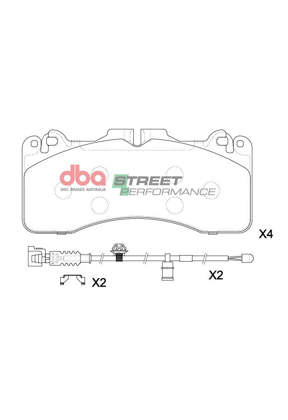 Brake Pads Street Performance | Front Axle - DB15259SP