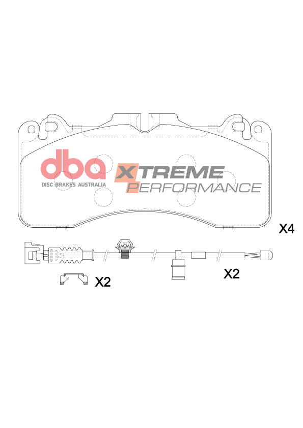 Brake Pads Xtreme Performance | Front Axle - DB15259XP