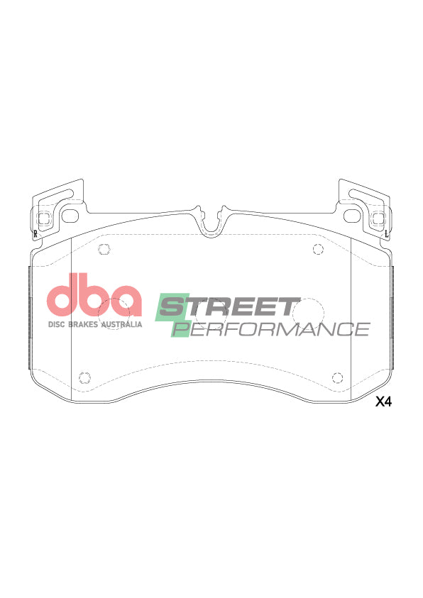 Brake Pads Street Performance | Front Axle - DB15263SP