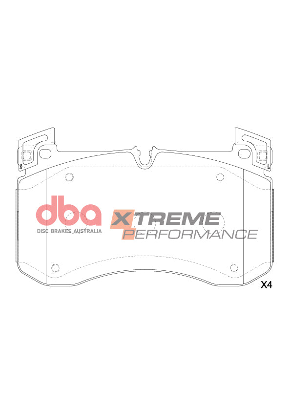 Brake Pads Xtreme Performance | Front Axle - DB15263XP