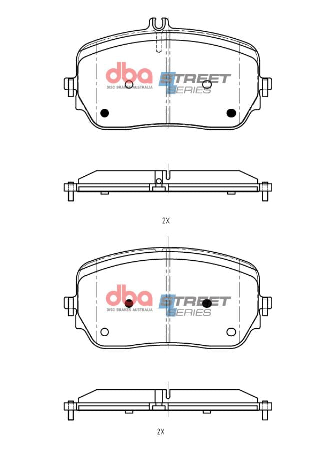 Brake Pads Street Series | Front Axle - DB15264SS