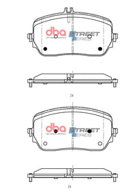 Brake Pads Street Series | Front Axle - DB15264SS