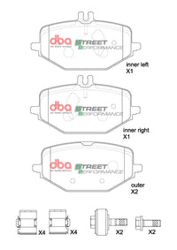 Brake Pads Street Performance | Rear Axle - DB15265SP