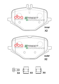 Brake Pads Street Performance | Rear Axle - DB15266SP