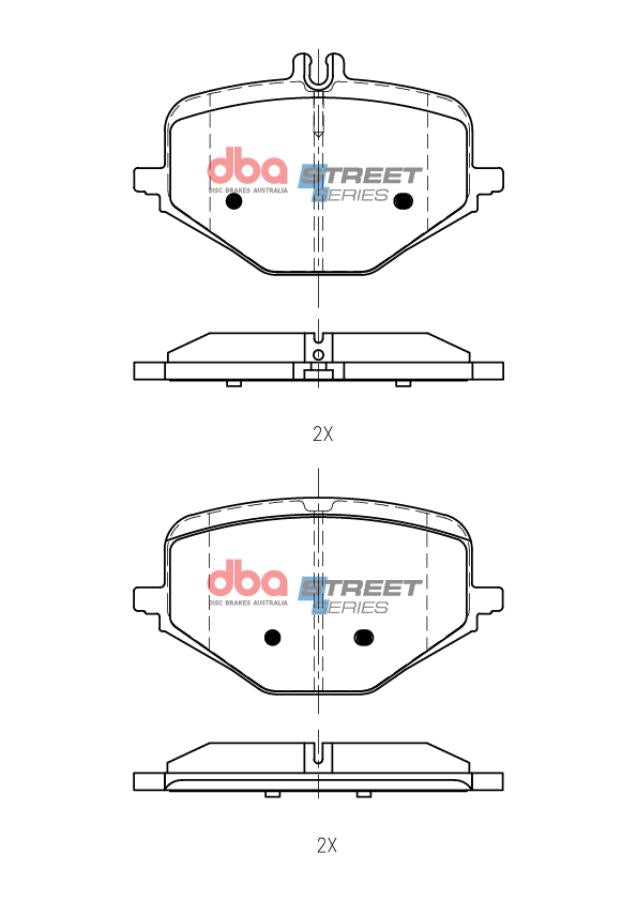 Brake Pads Street Series | Front Axle - DB15266SS