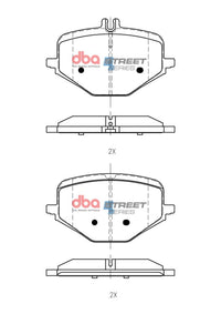 Brake Pads Street Series | Front Axle - DB15266SS