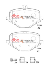 Brake Pads Xtreme Performance | Rear Axle - DB15266XP
