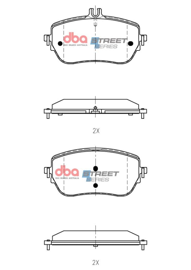 Brake Pads Street Series | Front Axle - DB15267SS