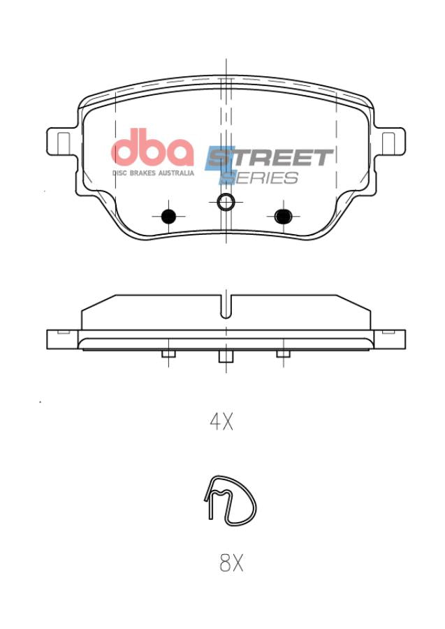 Brake Pads Street Series | Front Axle - DB15269SS