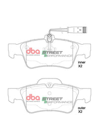 Brake Pads Street Performance | Rear Axle - DB1657SP