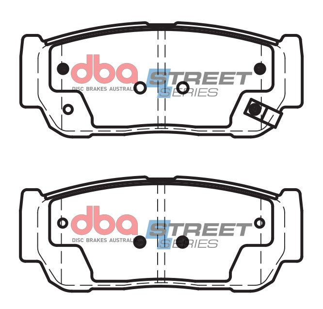 Brake Pads Street Series Ceramic | Rear Axle - DB1673SS
